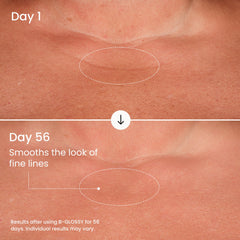 MAËLYS B-GLOSSY arm application reveals quick absorption.