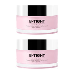 MAËLYS B-TIGHT booty mask packaging on a bathroom counter for at-home firming