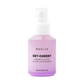 MAËLYS Get-Cheeky Oil bottle showing easy glide for smoother-looking skin.