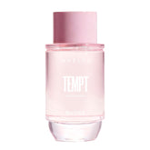 MAËLYS TEMPT bottle front view, a radiant fragrance for everyday wear.