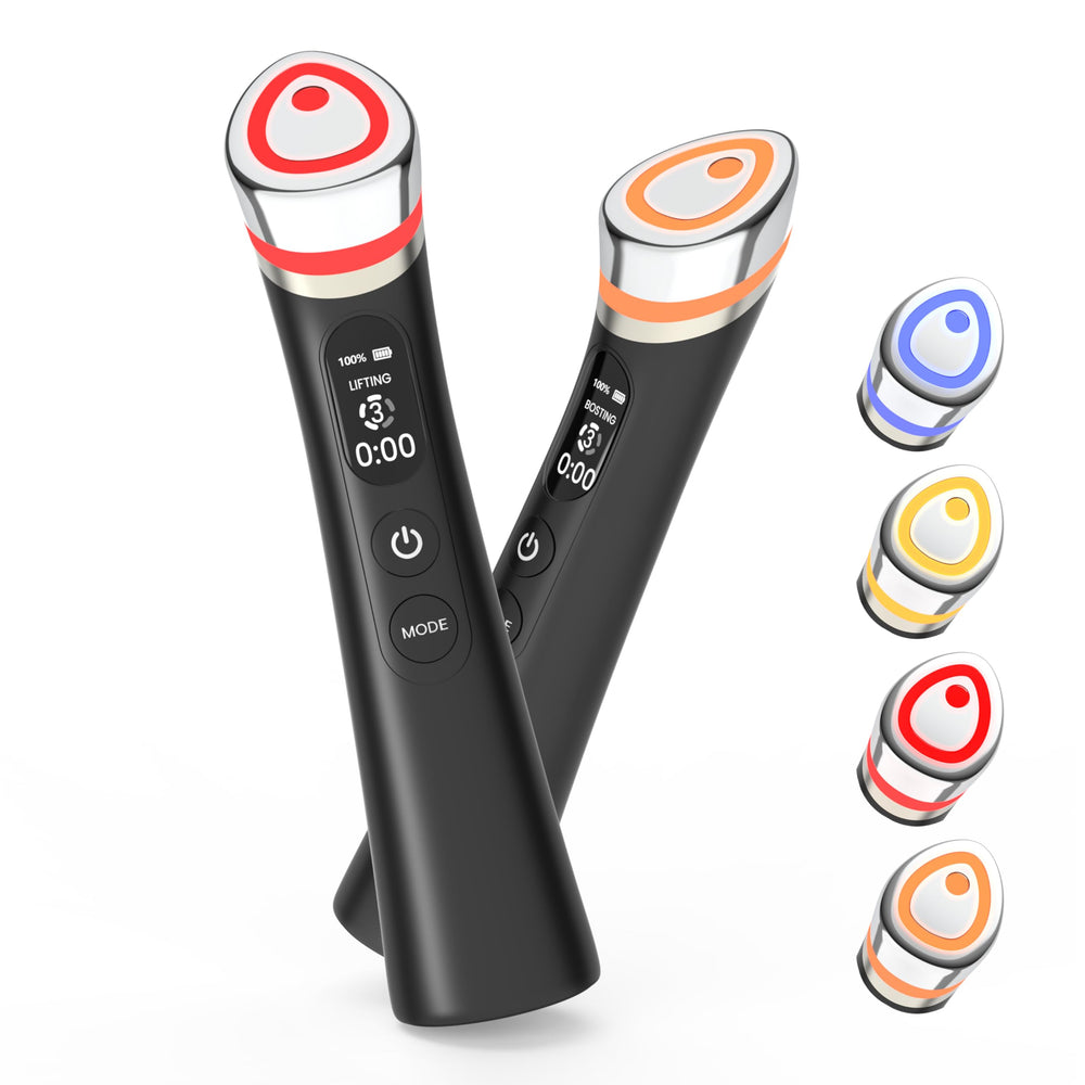 magivol Face Lift Device front view, compact 8-in-1 for at-home skincare routines.