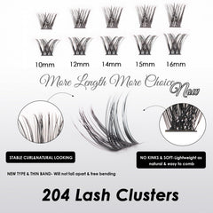 Magnetic SL vegan matte-dark finish lashes feel lightweight