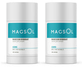 MagSol Organics Jasmine deodorant bottle showing aluminum free design for daily use