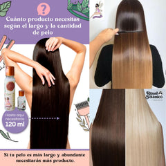 Maike Amour Keratin Ritual Botanico applying to towel-dried hair for even distribution.
