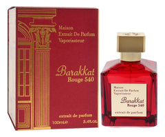 Maison Alhambra Barakkat Rouge 540 bottle front, premium design for display.