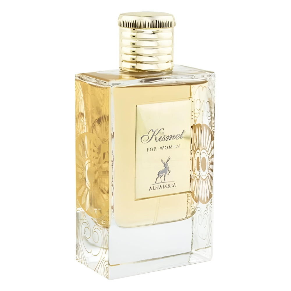 Maison Alhambra Kismet bottle close-up, premium design and elegance