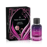 Maison de l'Avenir Aurora Opulence bottle gradient evokes luminous elegance for gifting.