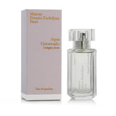 Maison Francis Kurkdjian Aqua Universalis Cologne Forte bottle close-up, highlighting fresh citrus and clean notes