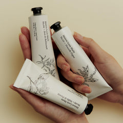 Maison Louis Marie No.09 Vallée de Farney hand cream bottle with vibrant citrus woody aroma.
