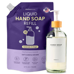 MaisoNovo lavender refill pouch 32 oz for easy at-home refills.