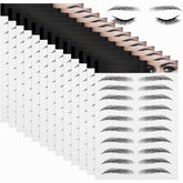 Maitys 12-sheets eyebrow tattoos close-up for daily natural brows