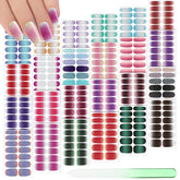 Maitys 336-piece full wrap nail stickers for versatile DIY manicures.