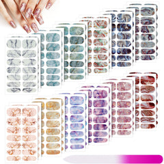 Maitys nail sticker kit with 24 sheets for at home nail art