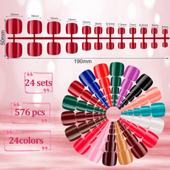 Maitys 12 sizes ensure a better fit for toes and natural look.