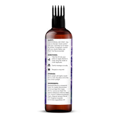 Majestic Pure Lavender Oil dropper highlights easy daily scalp nourishment