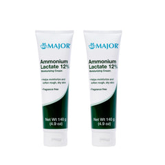 Major Ammonium Lactate 12 percent cream bottle close-up highlighting hydrating, fragrance-free care