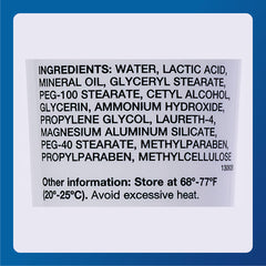Major Ammonium Lactate 12% cream application swatch demonstrating smooth texture