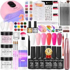 Major Dijit acrylic nail kit drill: precise 20K RPM for quick at home manicures.