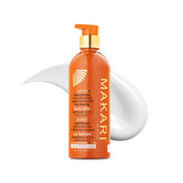 MAKARI extreme active carrot and argan body milk bottle 16oz for radiant even-toned skin