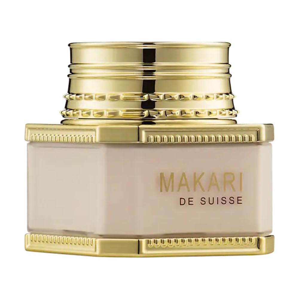 Makari Night Radiance Face Cream jar shows rich texture for hydrated skin.