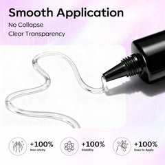 Makartt 3D Gel Nail Art no-wipe formula for clean finishes on nails.