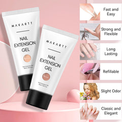 Makartt 3D nail art sculpting with poly gel.