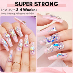 Makartt 3D nail art glue creates dimensional nail designs with ease.