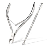 Makartt cuticle trimmer with dual spring for precise trimming and reduced fatigue.
