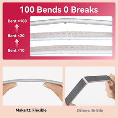 Makartt washable nail files for hygienic reuse between manicures