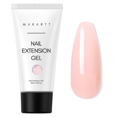 Makartt HEMA-free poly nail gel 50ml tube for durable extensions.
