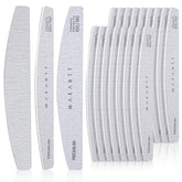 Makartt nail file with zebra dual grit for precise shaping and smoothing