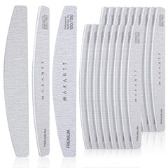 Makartt nail file with zebra dual grit for precise shaping and smoothing