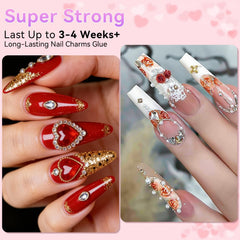 Makartt nail gems glue secures bling for long wear