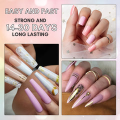 Makartt quick-drying adhesive providing durable nail bond