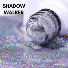 Makartt Rainbow Cat Eye Gel Nail Polish swatch shows color-shifting shimmer under light