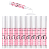 Makartt Super Strong Nail Glue bottle closeup shows fast-drying bonding for press-on nails.