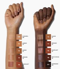 Fingertips applying MAKE Diffusion Dew Skin Tint for versatile blending