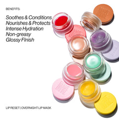 MAKE Lip Reset packaging shot emphasizing cruelty-free, vegan lip treatment