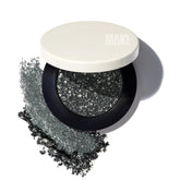 MAKE Beauty Multi-Chromatic Shadow with foil finish for luminous depth and color shift.