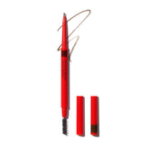 MAKE Beauty Nano Brow pencil tip close-up for ultra-fine hair-like strokes.
