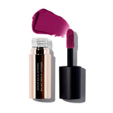 MAKE Beauty Serum Balm Intense lilac layer swatch shows vibrant hydration