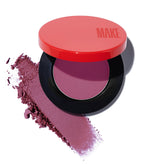 MAKE Beauty Skin Mimetic Microsuede Blush Galactic palette delivers long-lasting color.