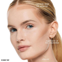 Makeup By Mario SoftSculpt Light stick shown in travel compact.
