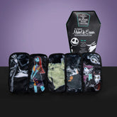 MakeUp Eraser Mini PRO Nightmare Before Christmas edition close-up showing cloud-soft fibers for water-based makeup removal.
