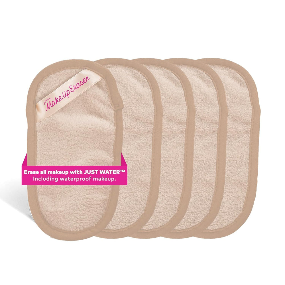 MakeUp Eraser Mini PRO 5-pack Sweet Cream packaging demonstrates sustainable makeup removal.