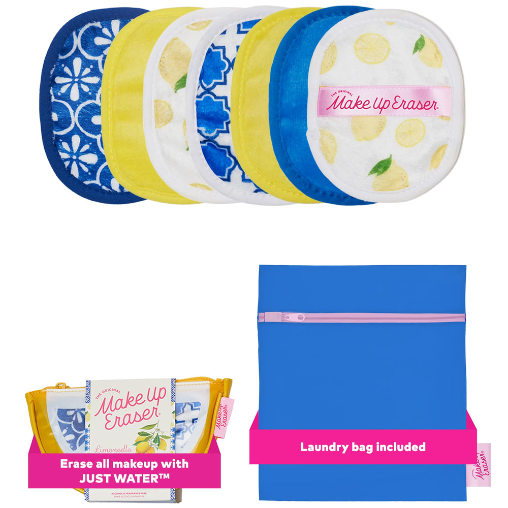 MakeUp Eraser Original 7-day set box shown, wipes away makeup with just water.