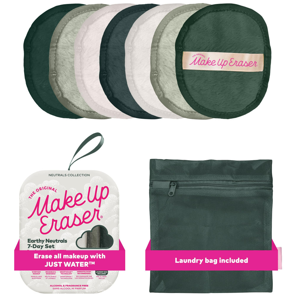 MakeUp Eraser original 7-day set packaging, eco-friendly and reusable.
