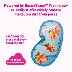 MakeUp Eraser PRO apricot fiber close-up shows cloud-soft fibers for gentle cleansing