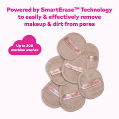 MakeUp Eraser ultra-soft fibers close-up emphasize gentle, non-drying cleansing.