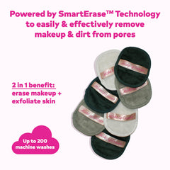 MakeUp Eraser removes waterproof mascara and eyeliner with water.